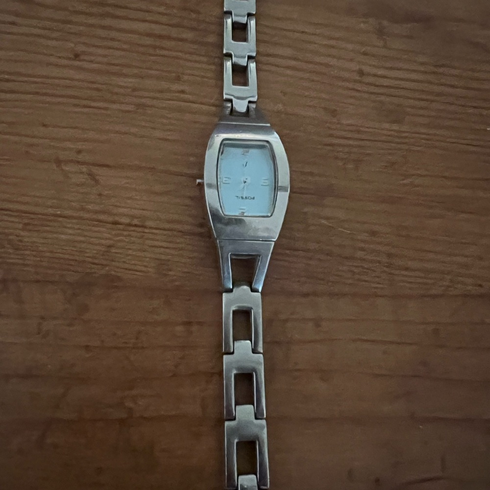 Fossil Silver Link Watch